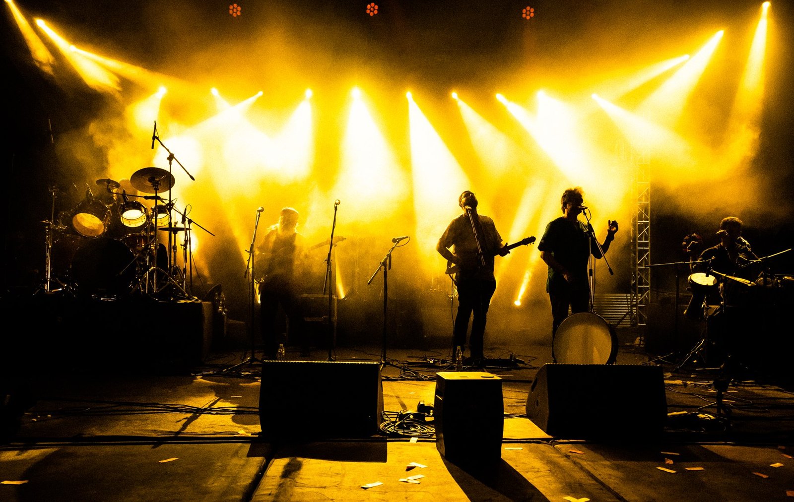 Zevela Creative event — live band on stage